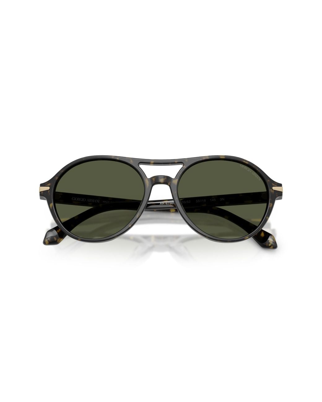 Giorgio Armani Black Ar8236U 623352 Sunglasses Acetate Round Normal for men