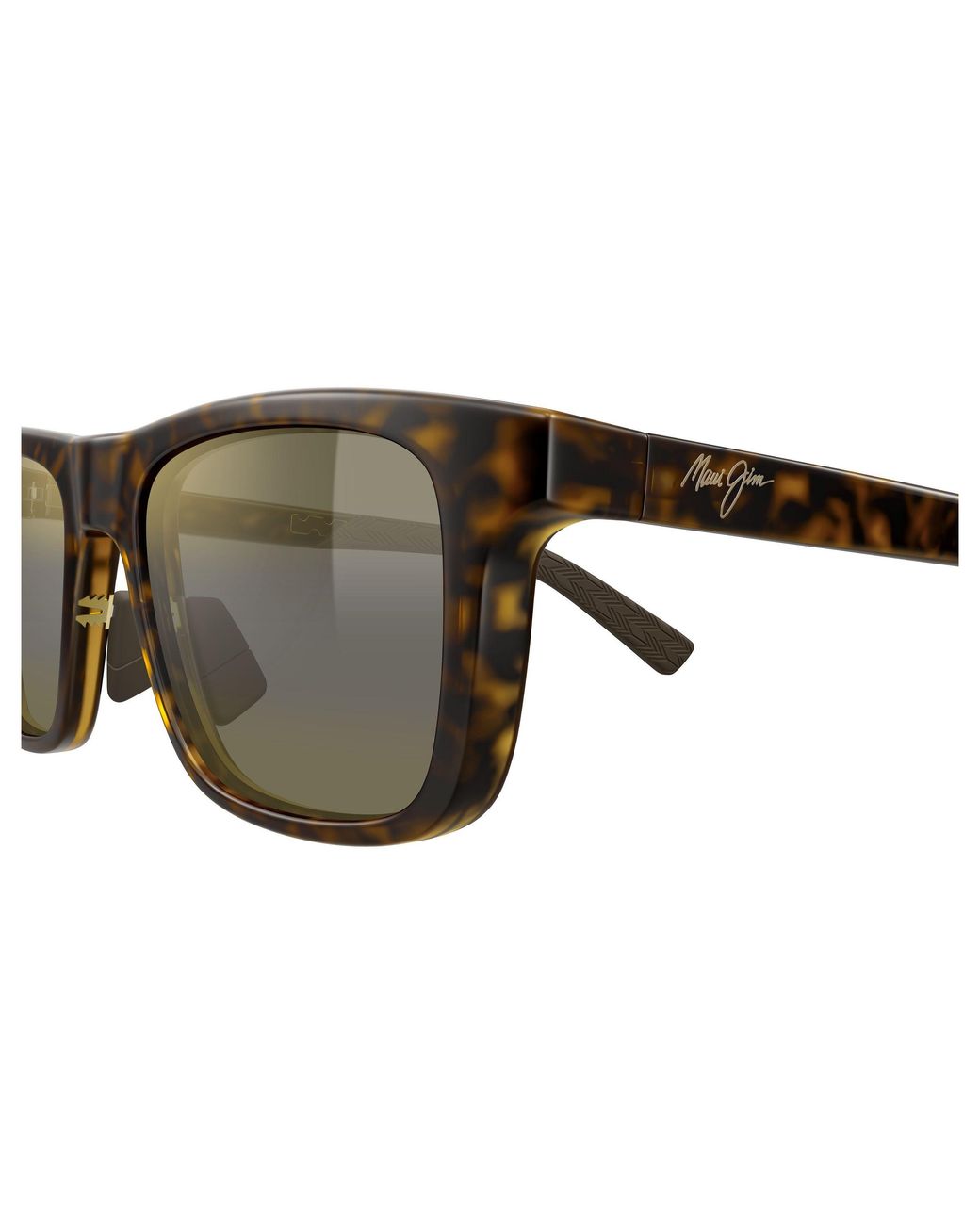 Maui Jim Black Mj0341S 002 Sunglasses Bio-Injected Bronze Squared for men