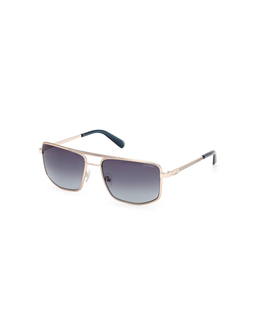 Guess Black Gu00208 33W Sunglasses Metal Squared Normal for men