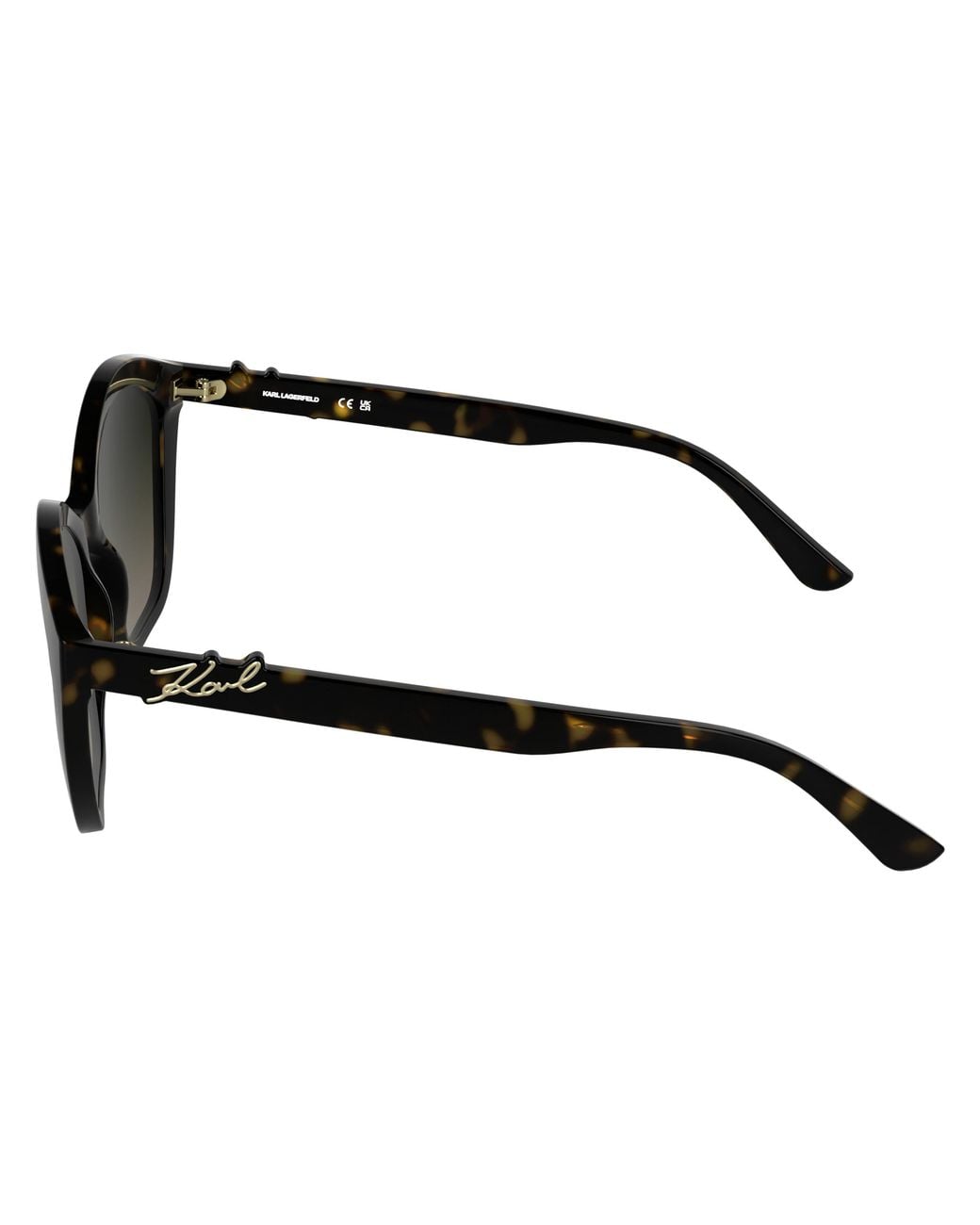 Karl Lagerfeld Black Kl6222S 242 Sunglasses Bio-Injected Cat Eye Normal