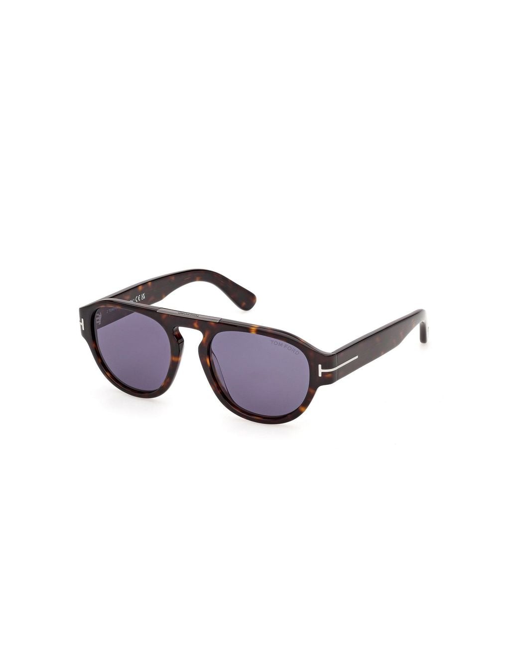 Tom Ford Black Ft1407 Pablo-02 52V Sunglasses Acetate Pilot Normal for men