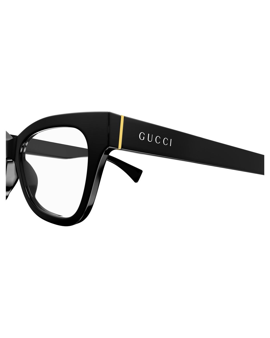 Gucci Black Gg1133O 001 Optical Frames Acetate Cat Eye