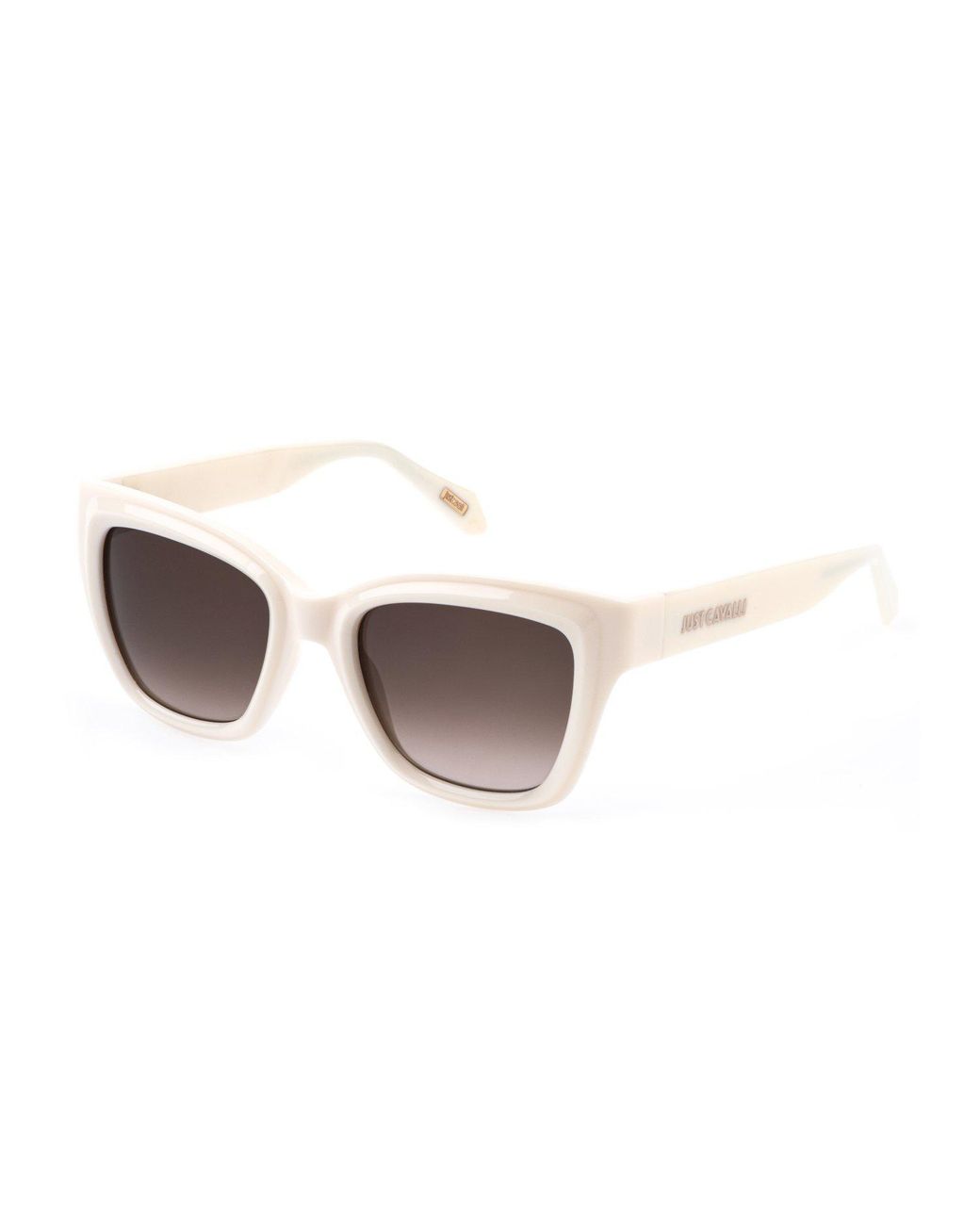 Just Cavalli Black Sjc148 0Cc3 Sunglasses Injected Squared Normal Shaded