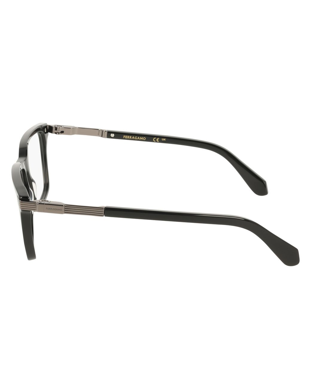 Ferragamo Black Sf3065 001 Optical Frames Acetate Squared Normal for men