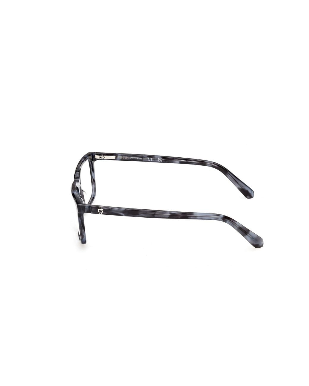 Guess Black Gu50448 92 Optical Frames Acetate Squared Normal for men