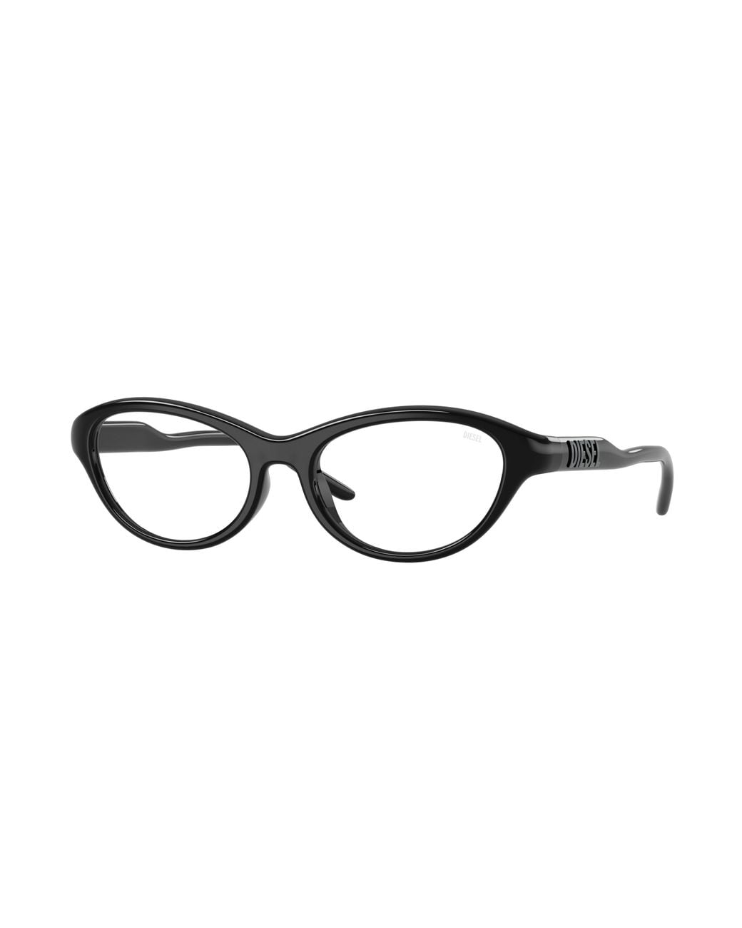 DIESEL Black Dl6013U 2001 Optical Frames Injected Transparent Cat Eye Normal