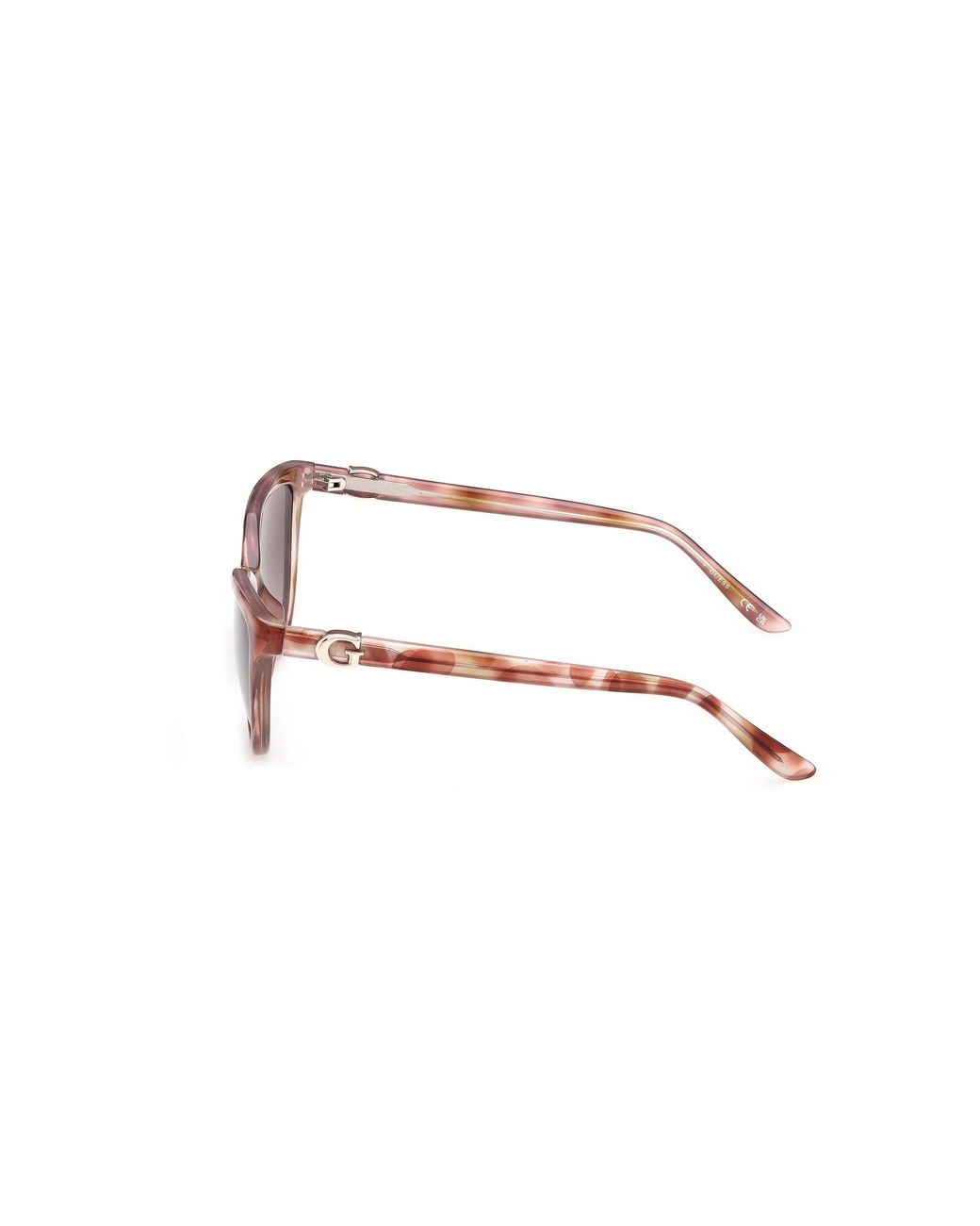 Guess Black Gu00189 47F Sunglasses Injected Cat Eye Normal