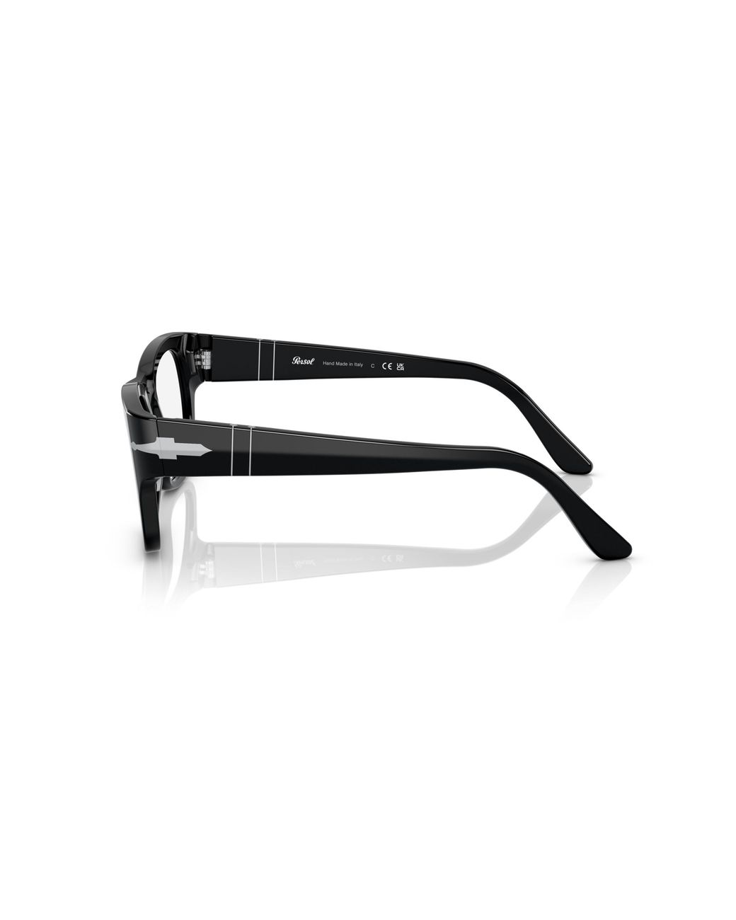 Persol Black Po3297V 95 Optical Frames Acetate Transparent Squared Normal