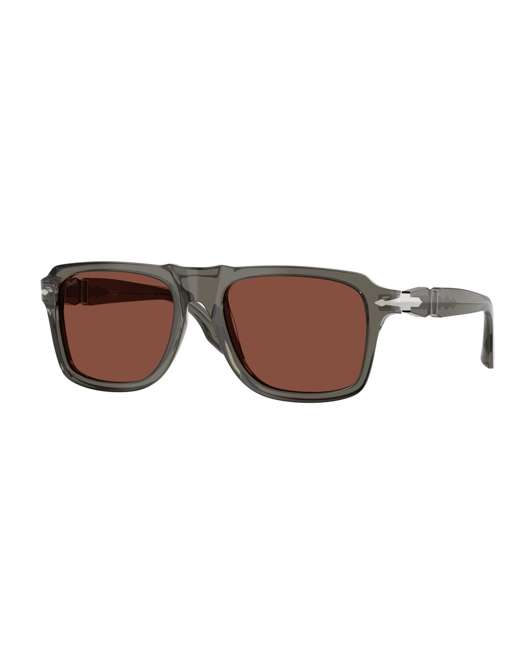 Persol Black Po8002S 1103C5 Sunglasses Acetate Squared Normal for men