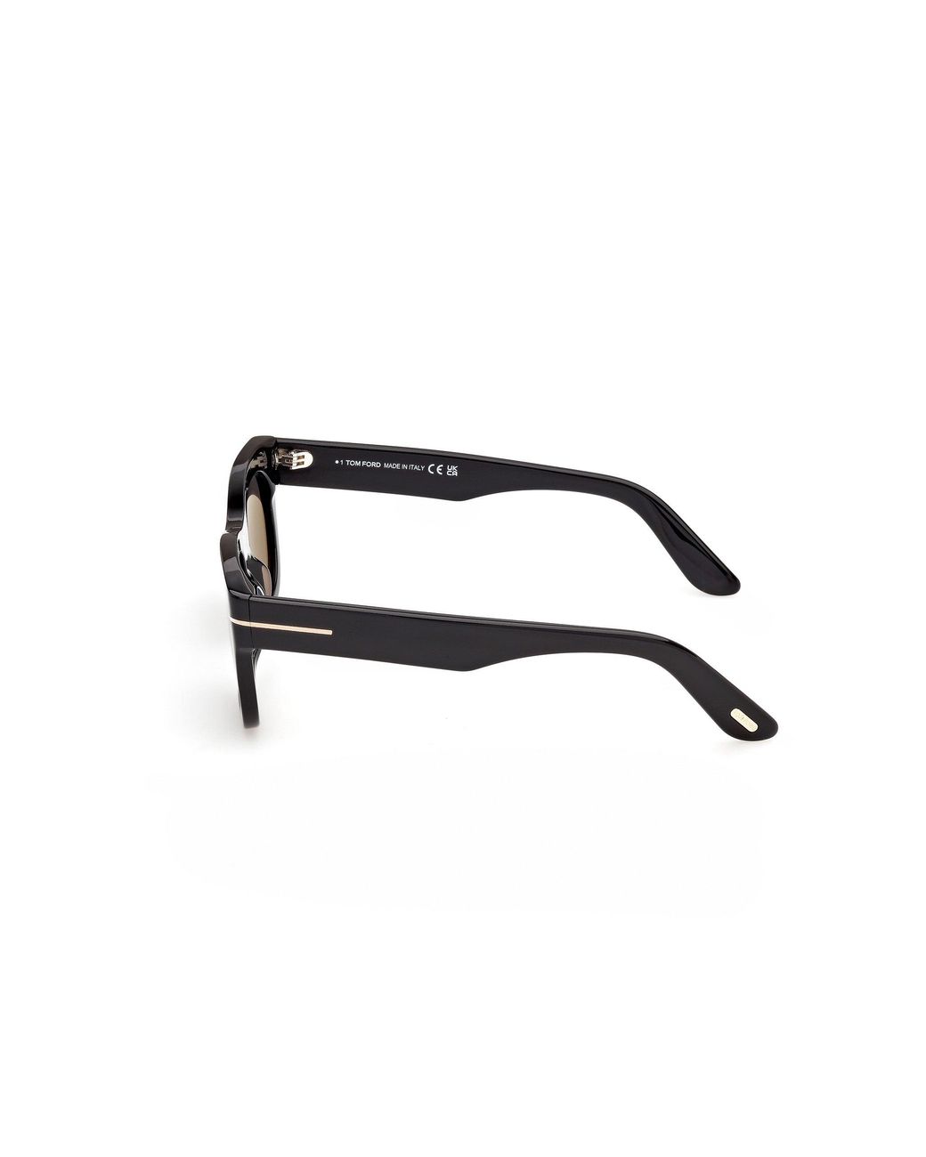 Tom Ford Black Ft1334 Marshall-02 01A Sunglasses Acetate Smoke Squared Normal for men