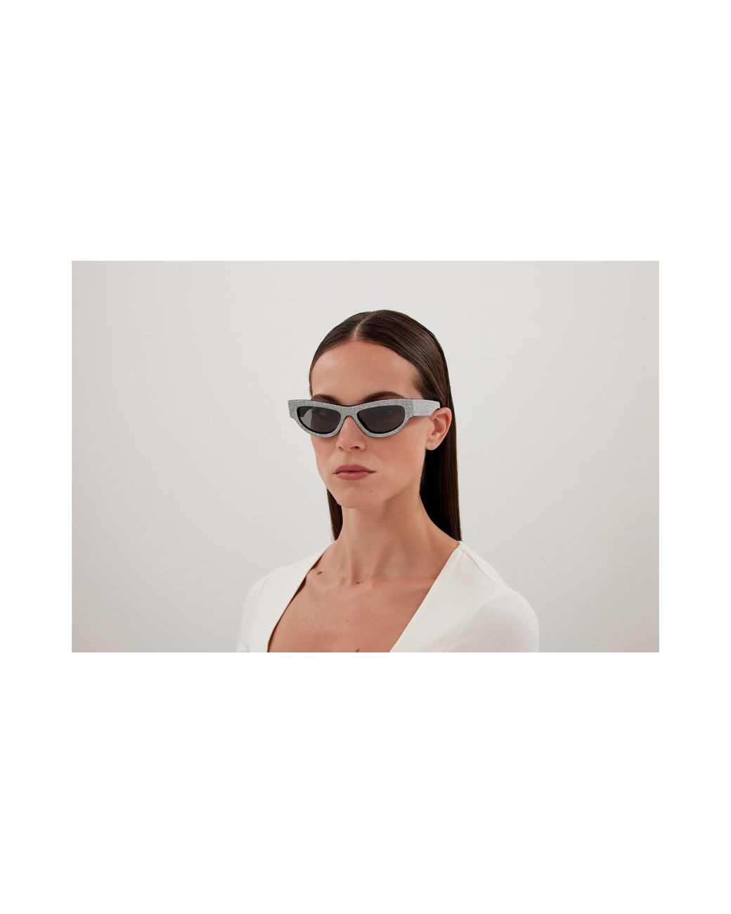 Gucci Black Gg1834S 006 Sunglasses Acetate Cat Eye