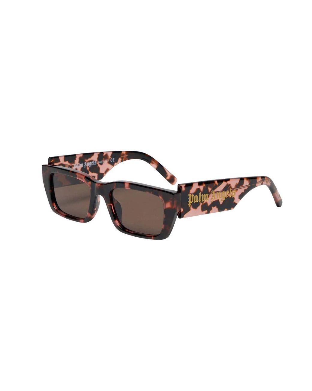 Palm Angels Black Peri006 Palm 3064 Dark Sunglasses Acetate Squared Normal