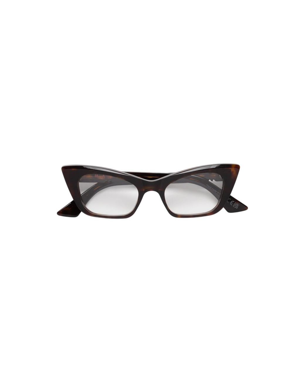 Marni Black Kog Nezia Dark Optical Frames Acetate Cat Eye