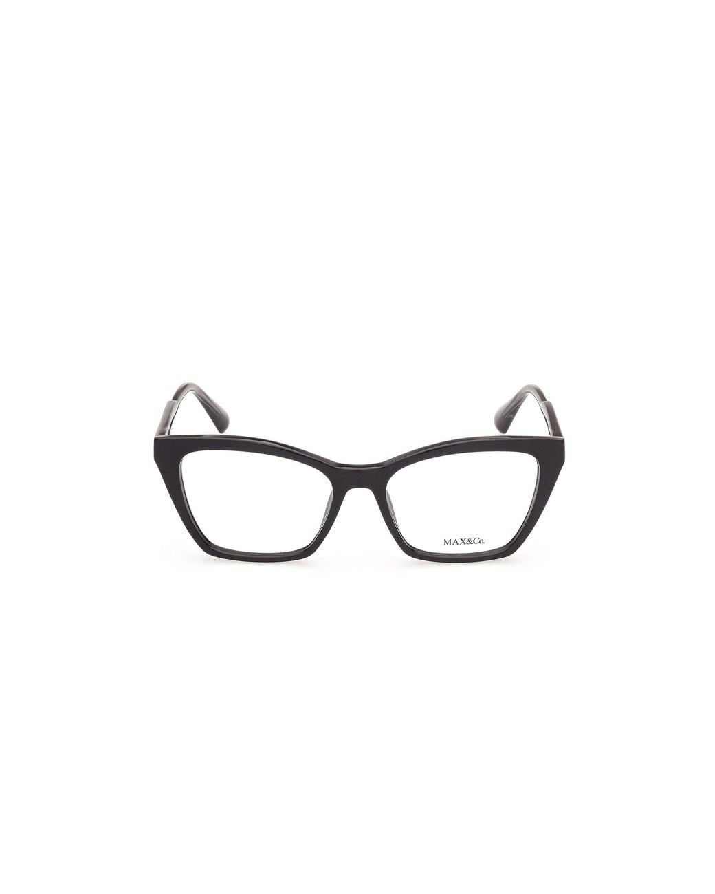 MAX&Co. Black Mo5001 001 Optical Frames Acetate Cat Eye Normal