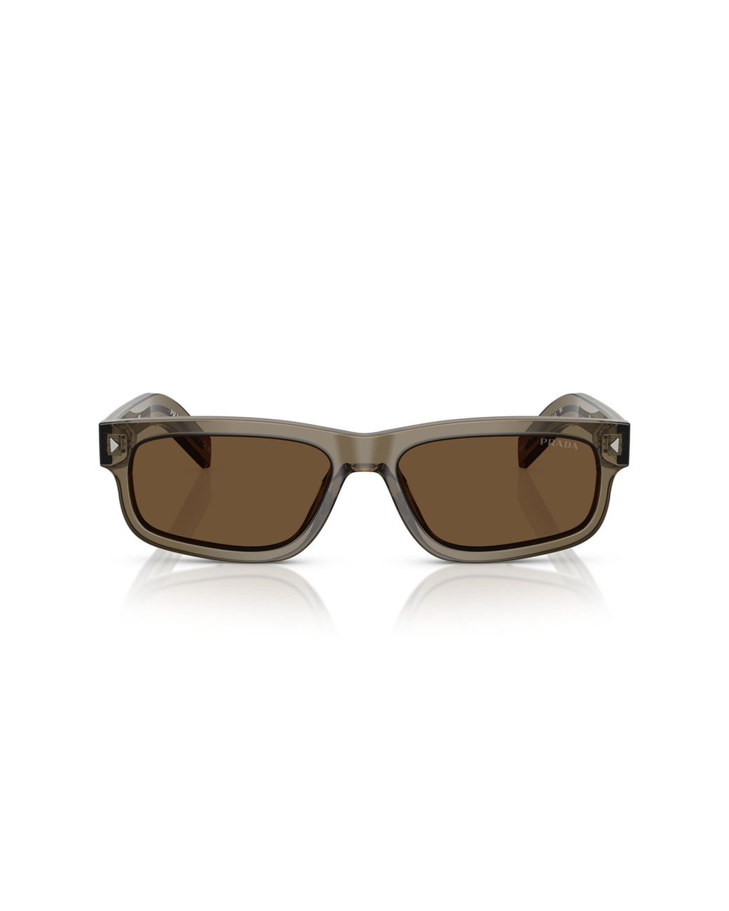 Prada Black Pr B11S 18T70F Sunglasses Acetate Squared Normal for men