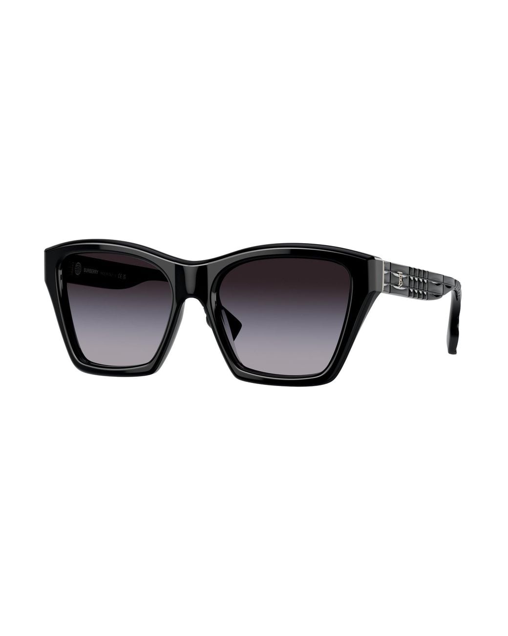 Burberry Black Be4391 Arden 30018G Sunglasses Acetate Squared Normal Shaded