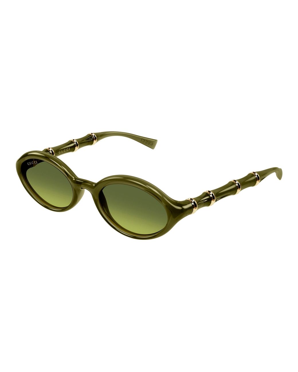 Gucci Green Gg2059S 004 Sunglasses Injected Round