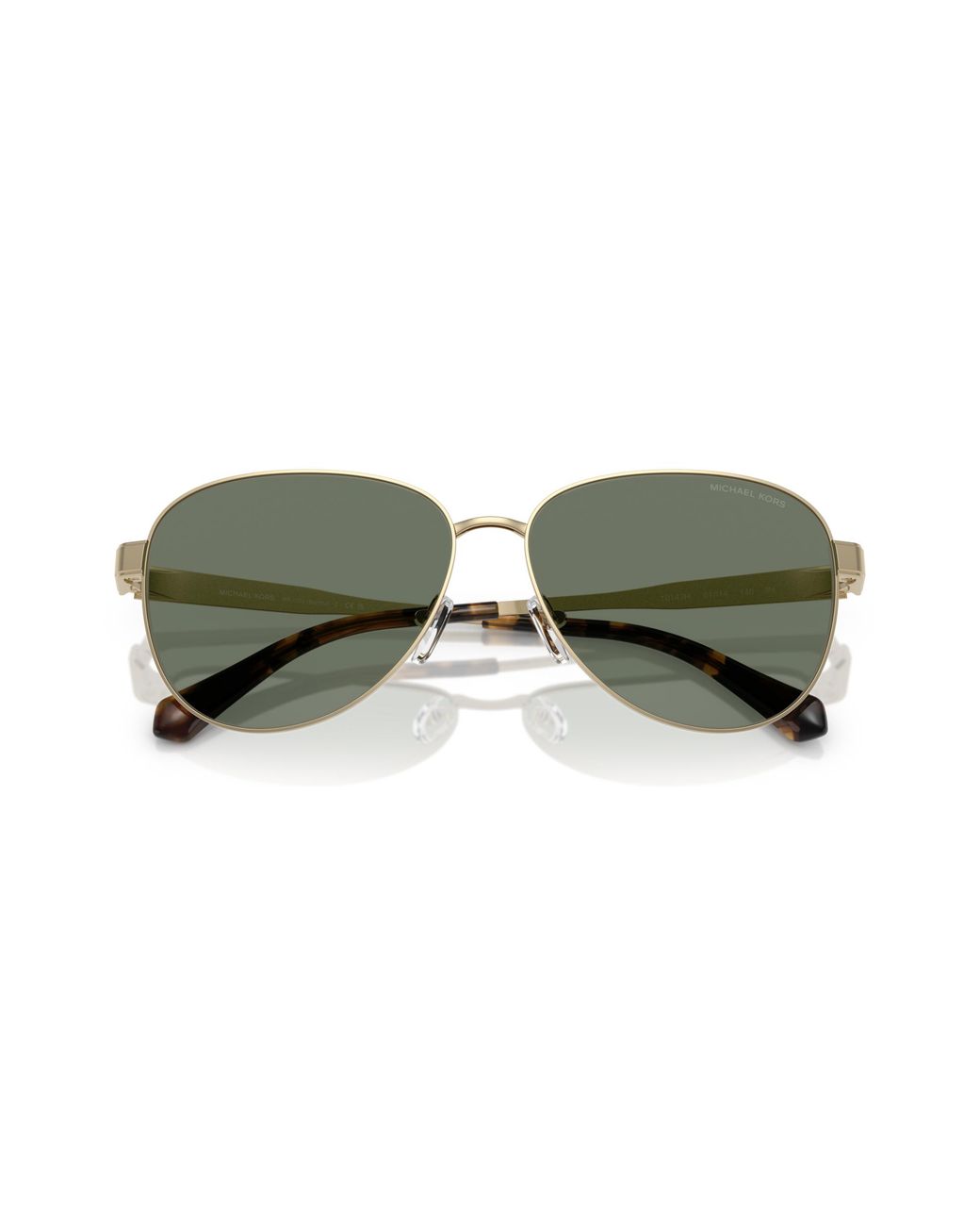 Michael Kors Black Mk1160 Biarritz 10143H Sunglasses Metal Pilot Normal