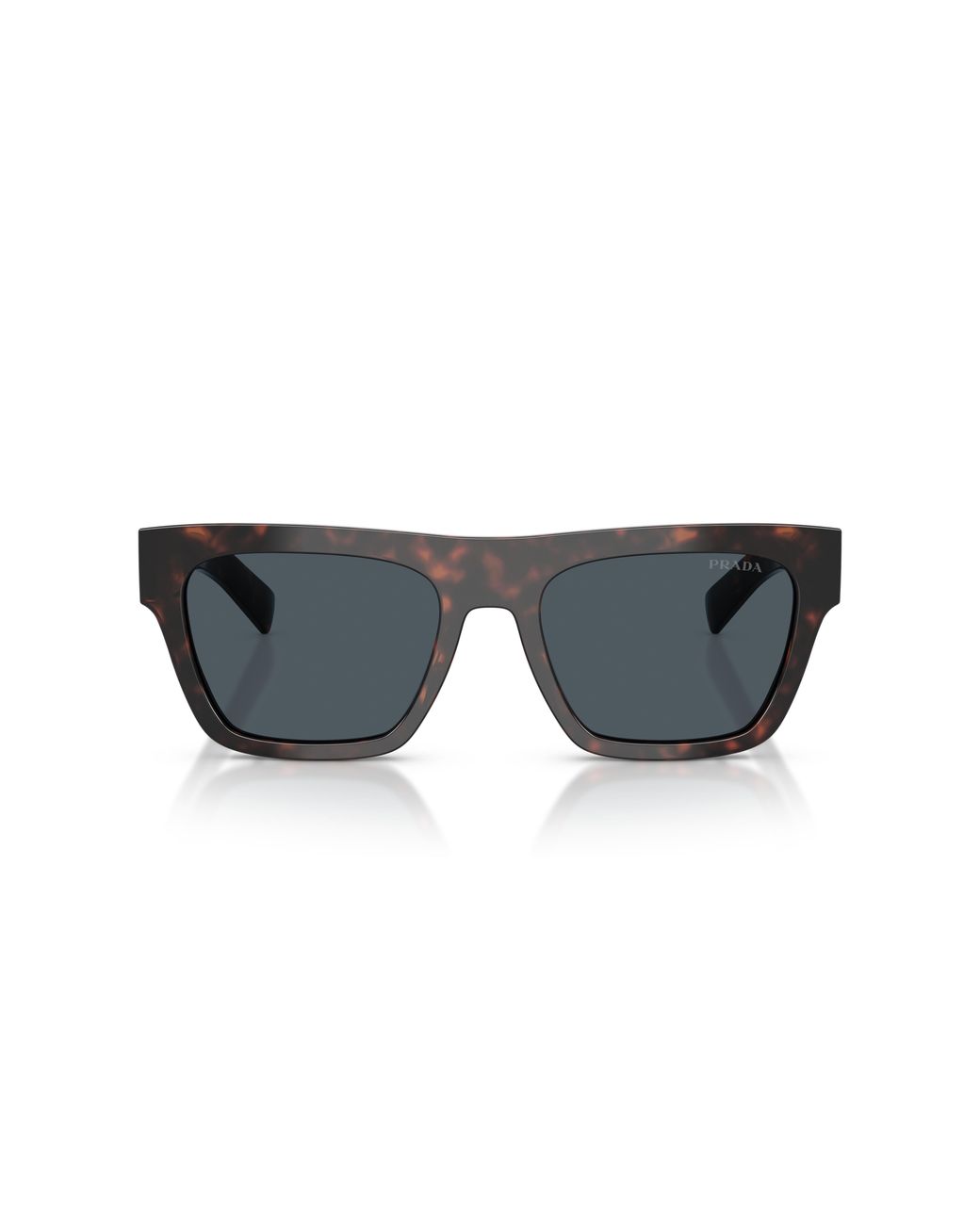Prada Black Pr C03S 17N70B Sunglasses Acetate Squared Normal for men