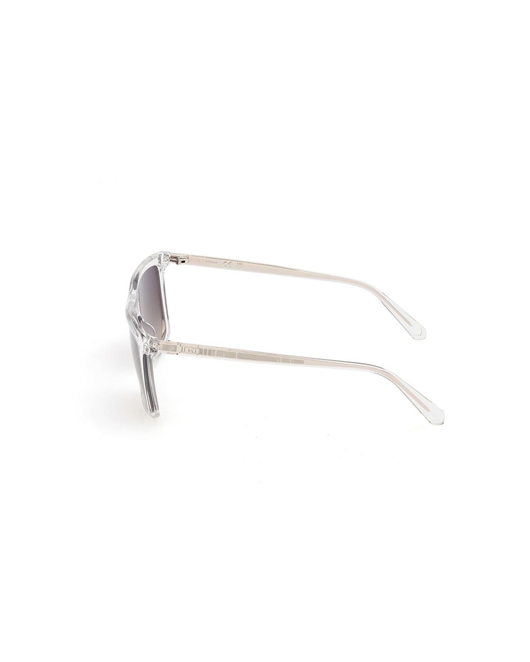 Guess Black Gu00313 26B Sunglasses Injected Smoke Squared Normal for men