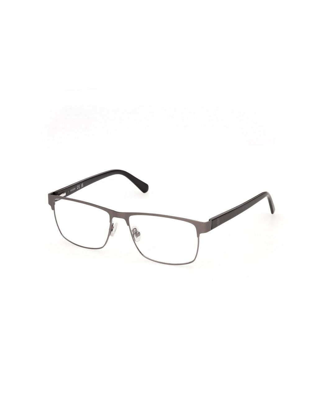 Guess Black Gu50450 9 Optical Frames Metal Squared Normal for men