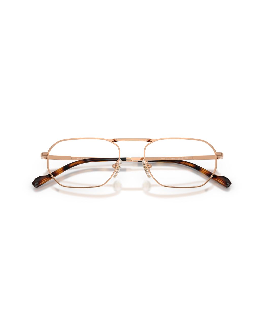 Vogue Eyewear Black Vo4347 5152 Optical Frames Metal Geometric Normal for men