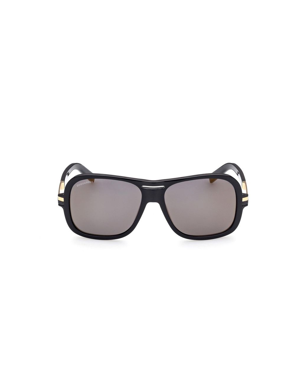 DSquared² Black Dq0377 Zack 01C Outlet Sunglasses Acetate Squared Mirrored for men