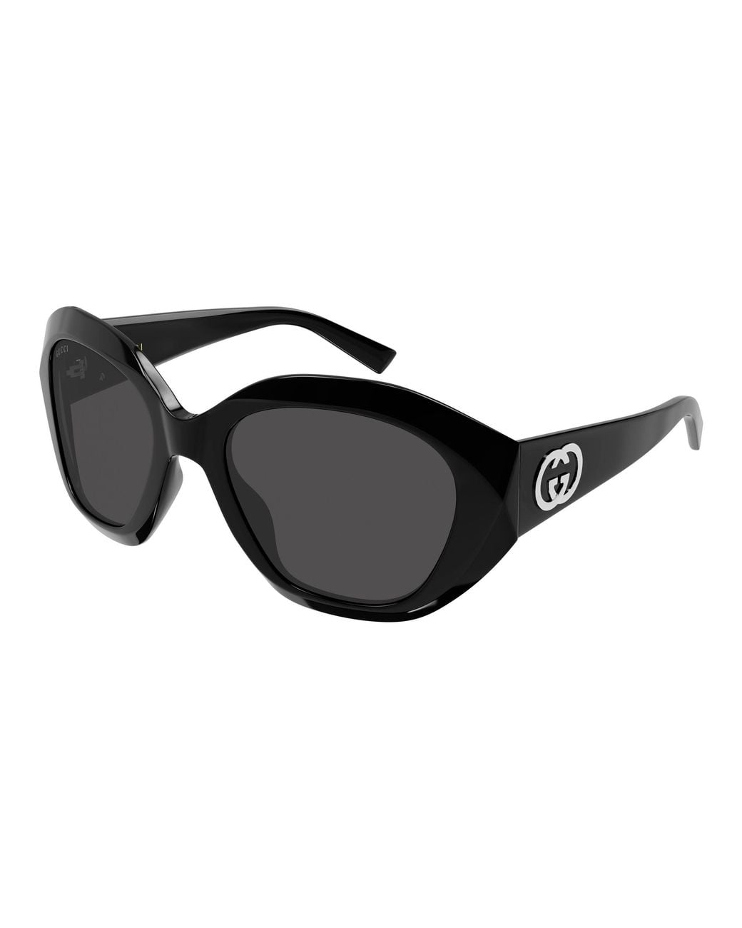 Gucci Black Gg2200S 001 Sunglasses Acetate Geometric