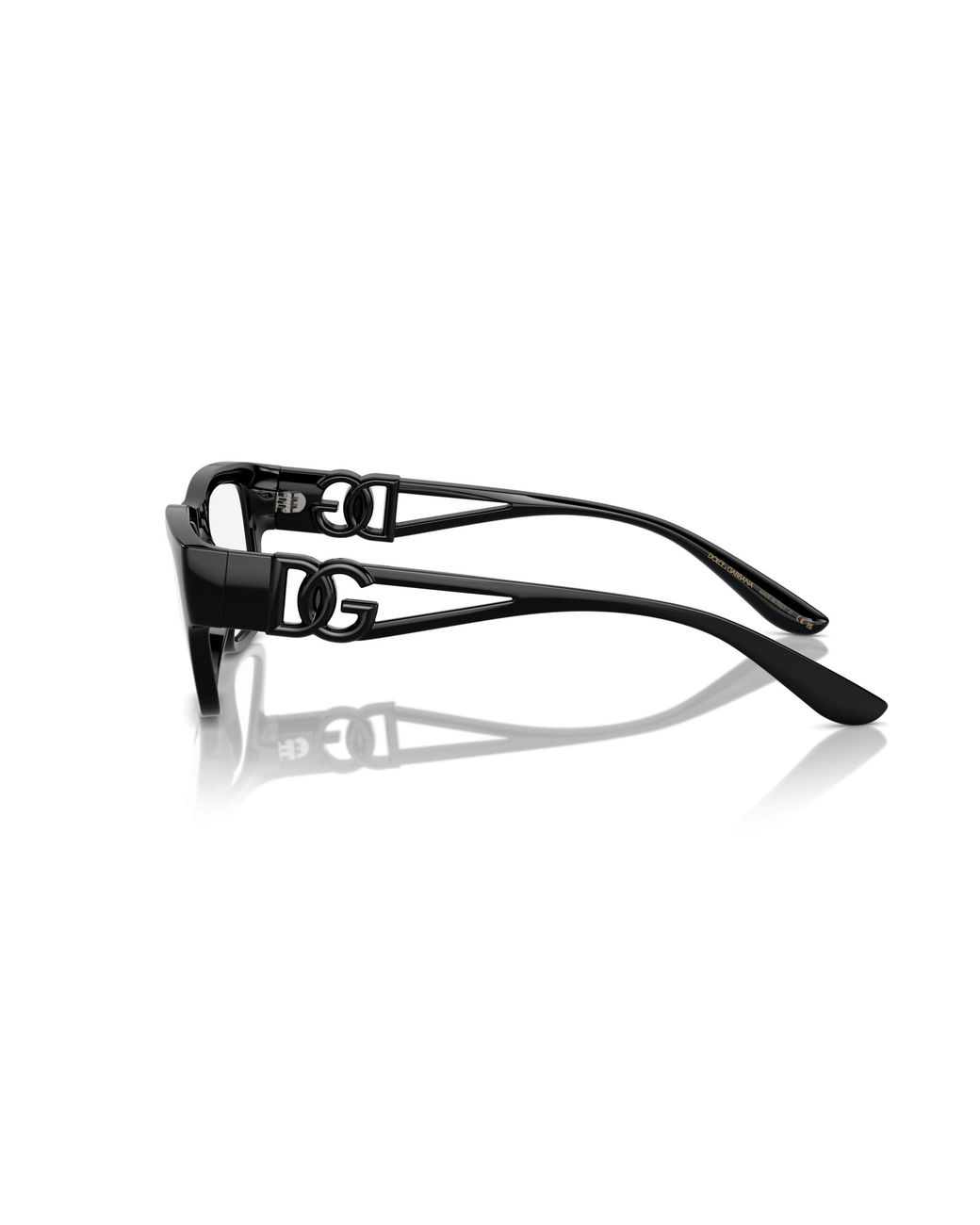 Dolce & Gabbana Black Dg5110 501 Optical Frames Injected Transparent Squared Normal