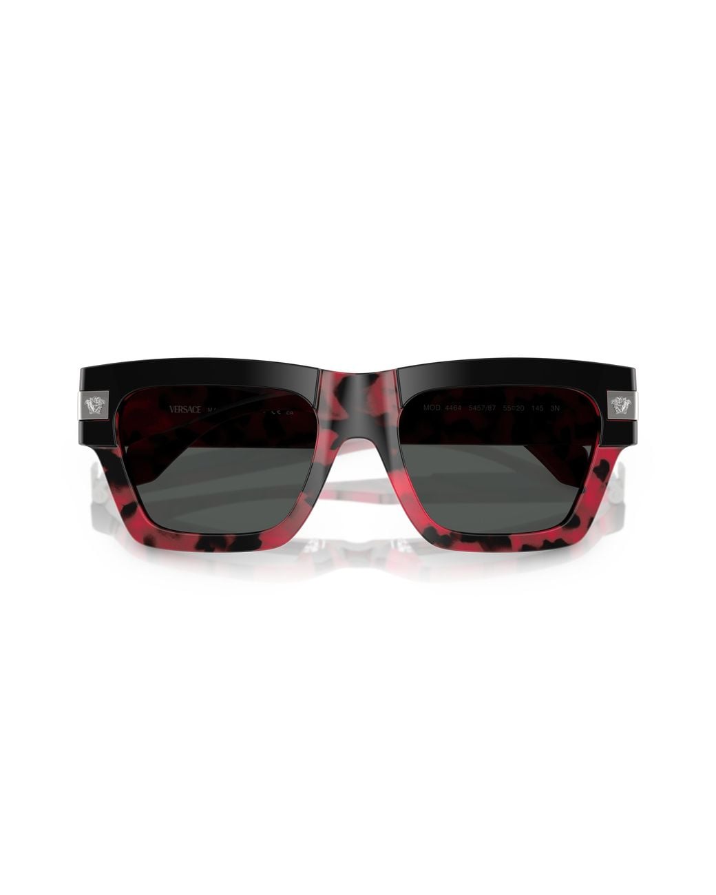 Versace Black Ve4464 545787 Sunglasses Acetate Squared Normal for men