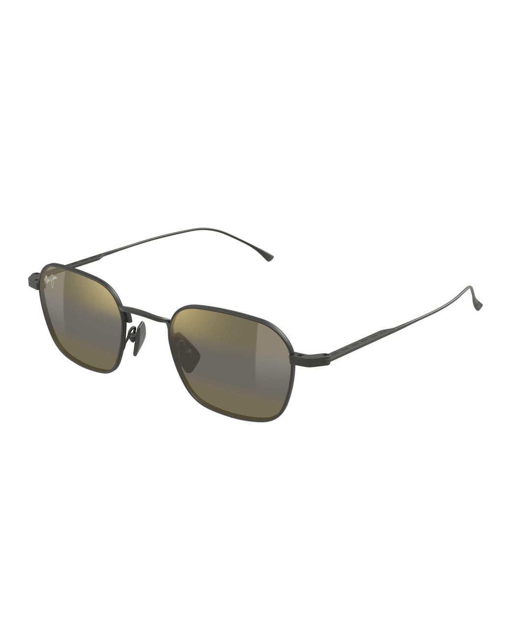 Maui Jim Black Mj0690S 002 Occhiali Da Sole Titanio Bronzo Squadrata