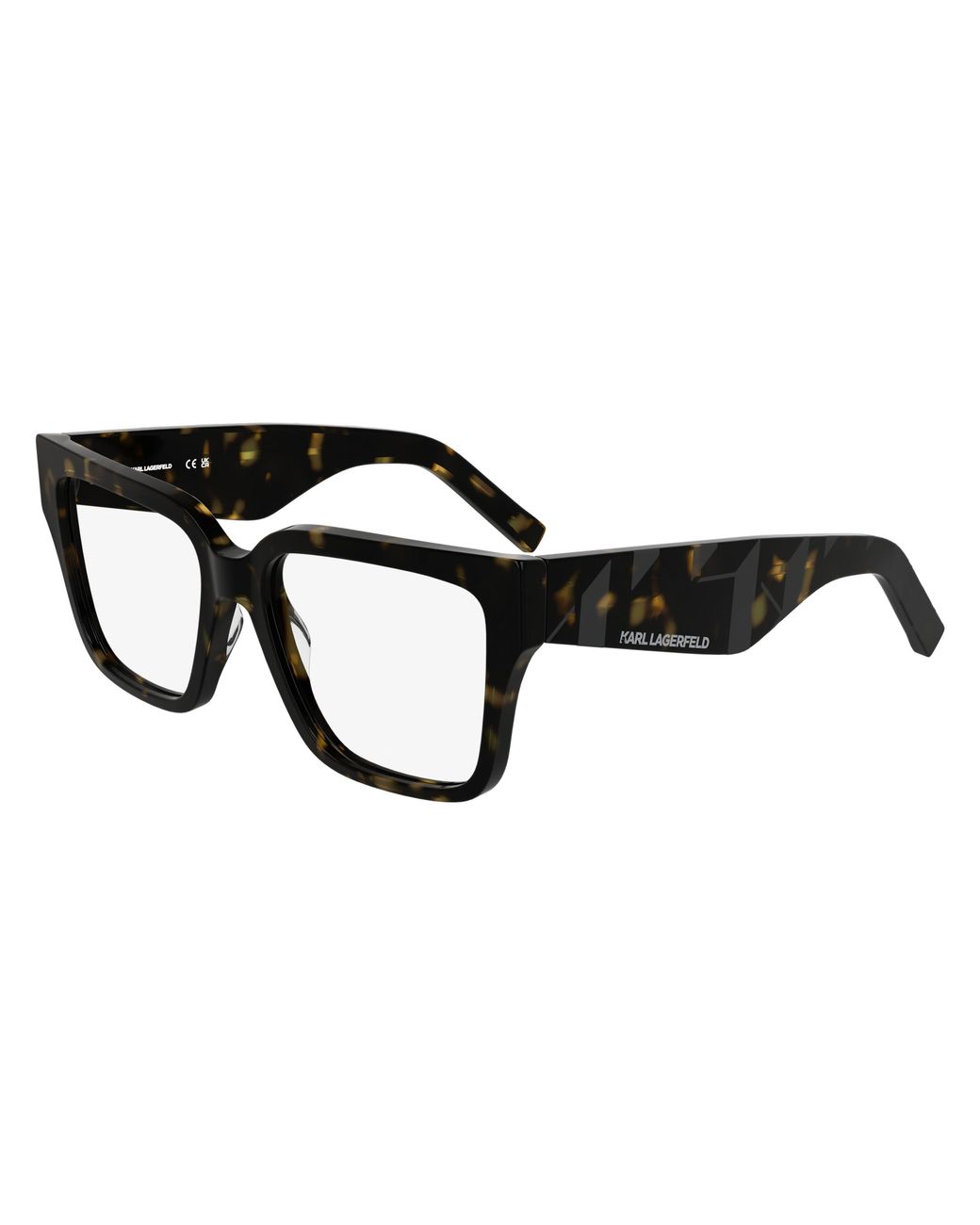 Karl Lagerfeld Black Kl6201 242 Optical Frames Acetate Squared Normal