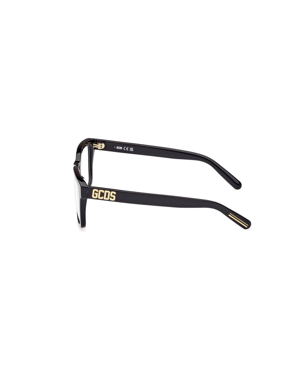 Gcds Black Gd5020 001 Optical Frames Acetate Squared Normal