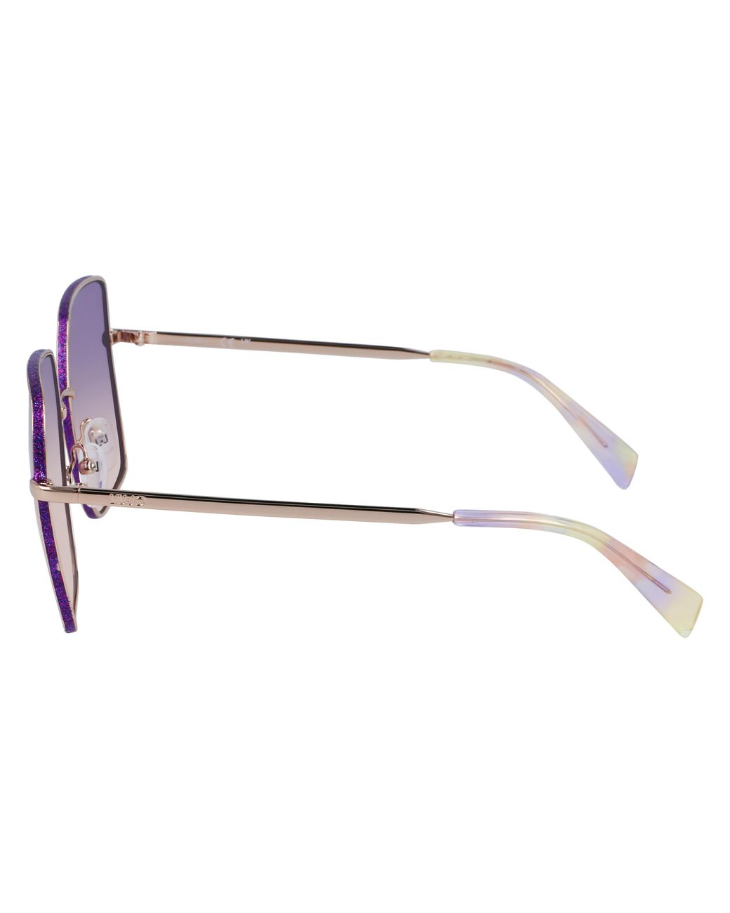 Liu Jo Black Lj158S 722 Sunglasses Metal Squared Normal Shaded