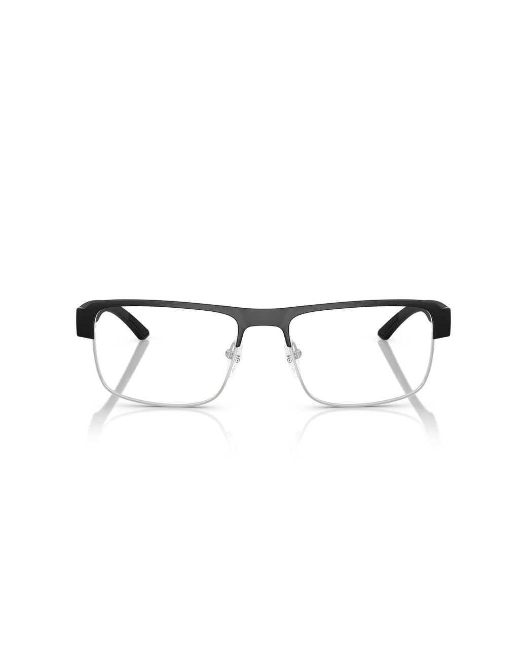 Prada Linea Rossa Black Ps 51Rv 1Bo1O1 Optical Frames Metal Squared Normal for men