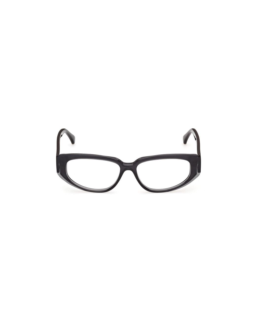 Max Mara Black Mm5258 5 Optical Frames Acetate Geometric Normal