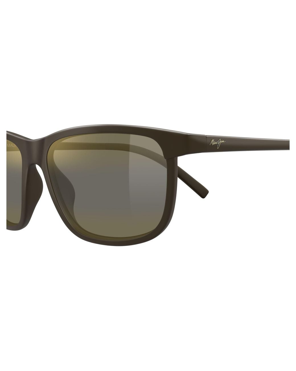 Maui Jim Black Mj0811S 018 Occhiali Da Sole Bio-Iniettato Bronzo Squadrata