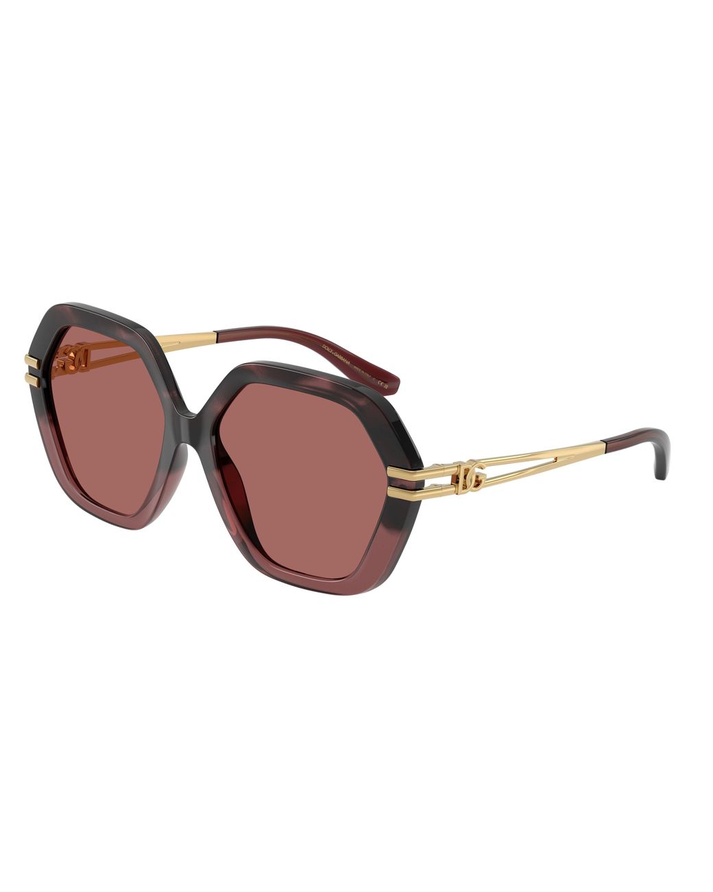 Dolce & Gabbana Black Dg6210 349369 Sunglasses Injected Geometric Normal