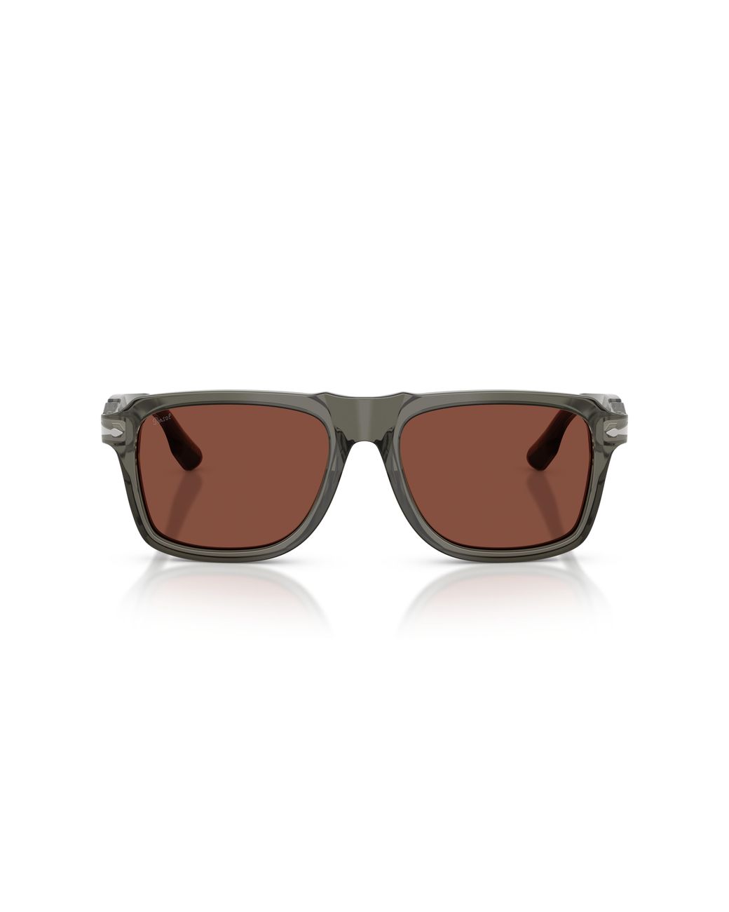 Persol Black Po8002S 1103C5 Sunglasses Acetate Squared Normal for men