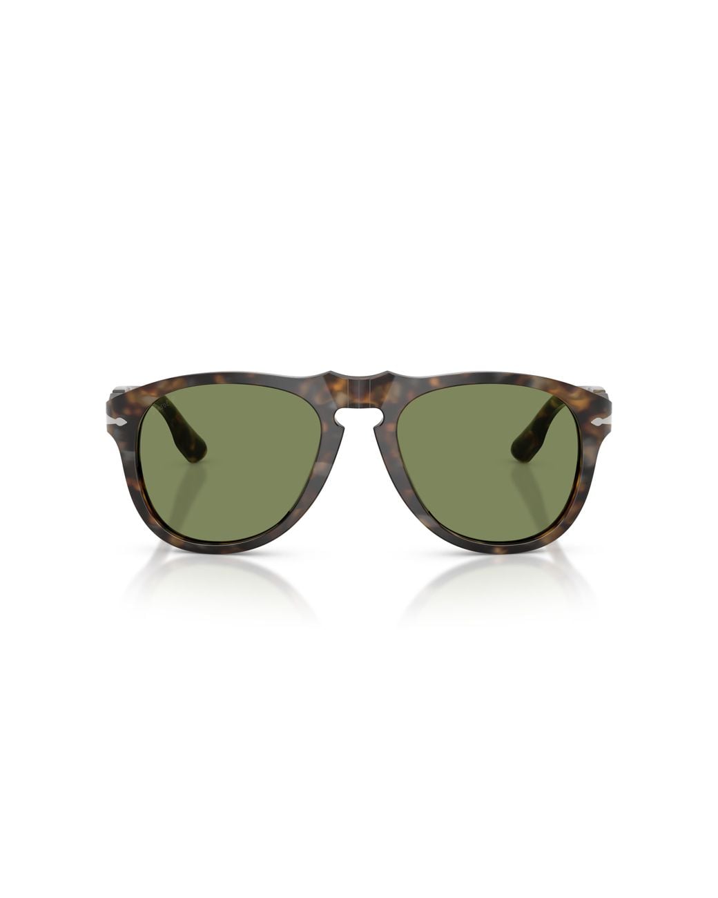 Persol Green Po8649Sm 1248P1 Sunglasses Acetate Pilot Polarized