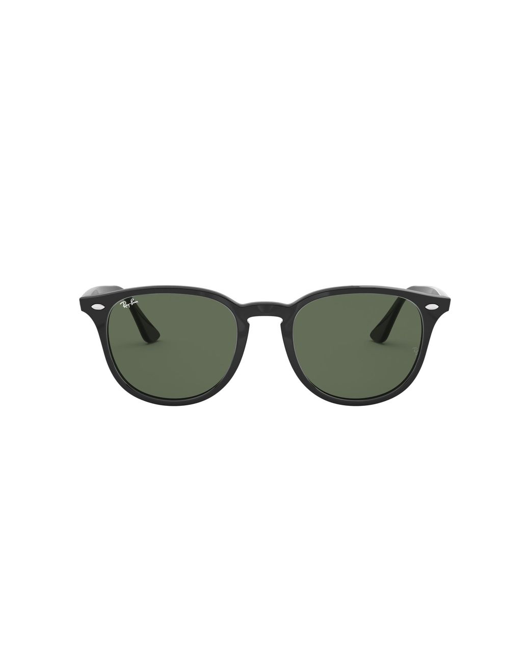 Ray-Ban Rb4259 Round Sunglasses, Black/green, 51 Mm