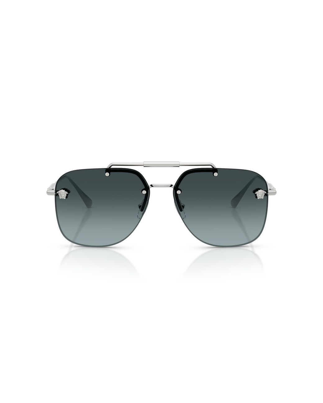 Versace Black Ve2296 1000V1 Sunglasses Metal Squared Normal Nuanced