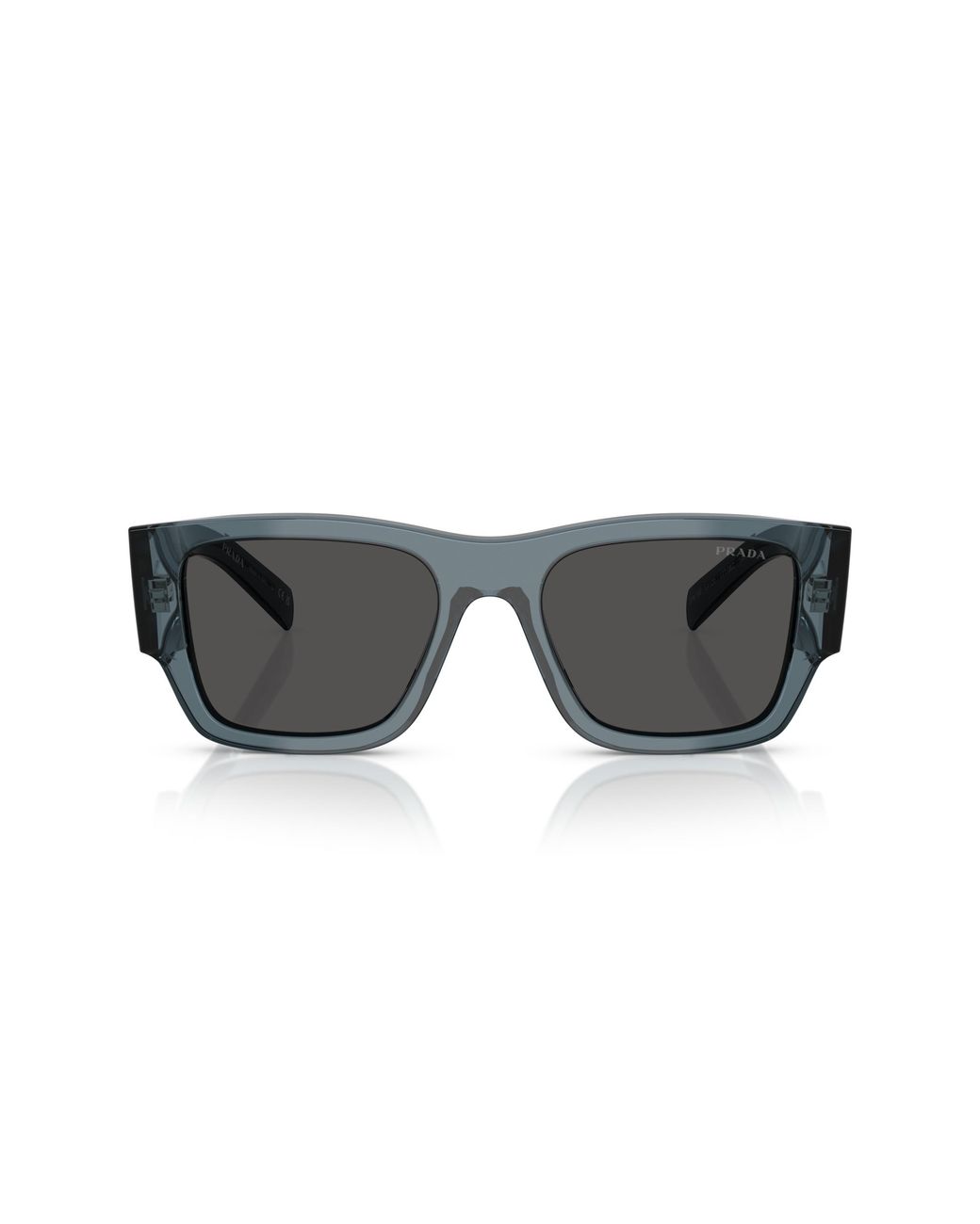 Prada Black Pr 10Zs 17T08Z Sunglasses Acetate Pillow Normal for men