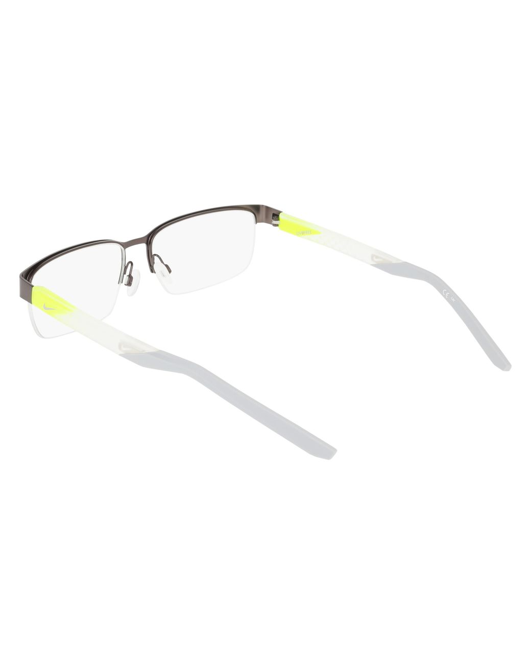 Nike Black 8184 070 Optical Frames Metal Squared Normal for men
