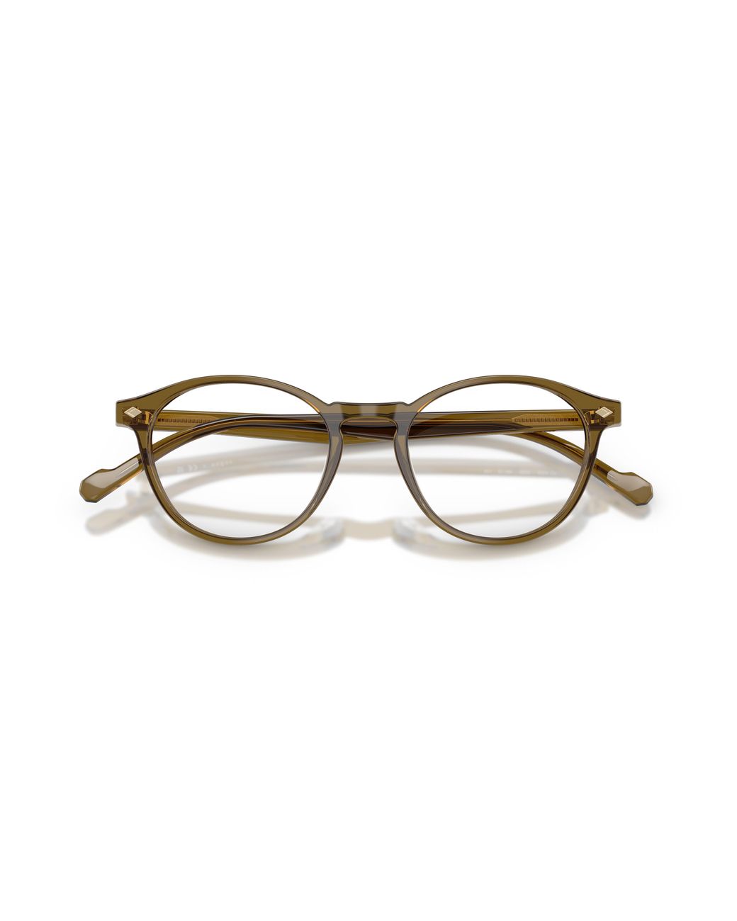 Vogue Eyewear Black Vo5326 3260 Optical Frames Acetate Transparent Round Normal for men