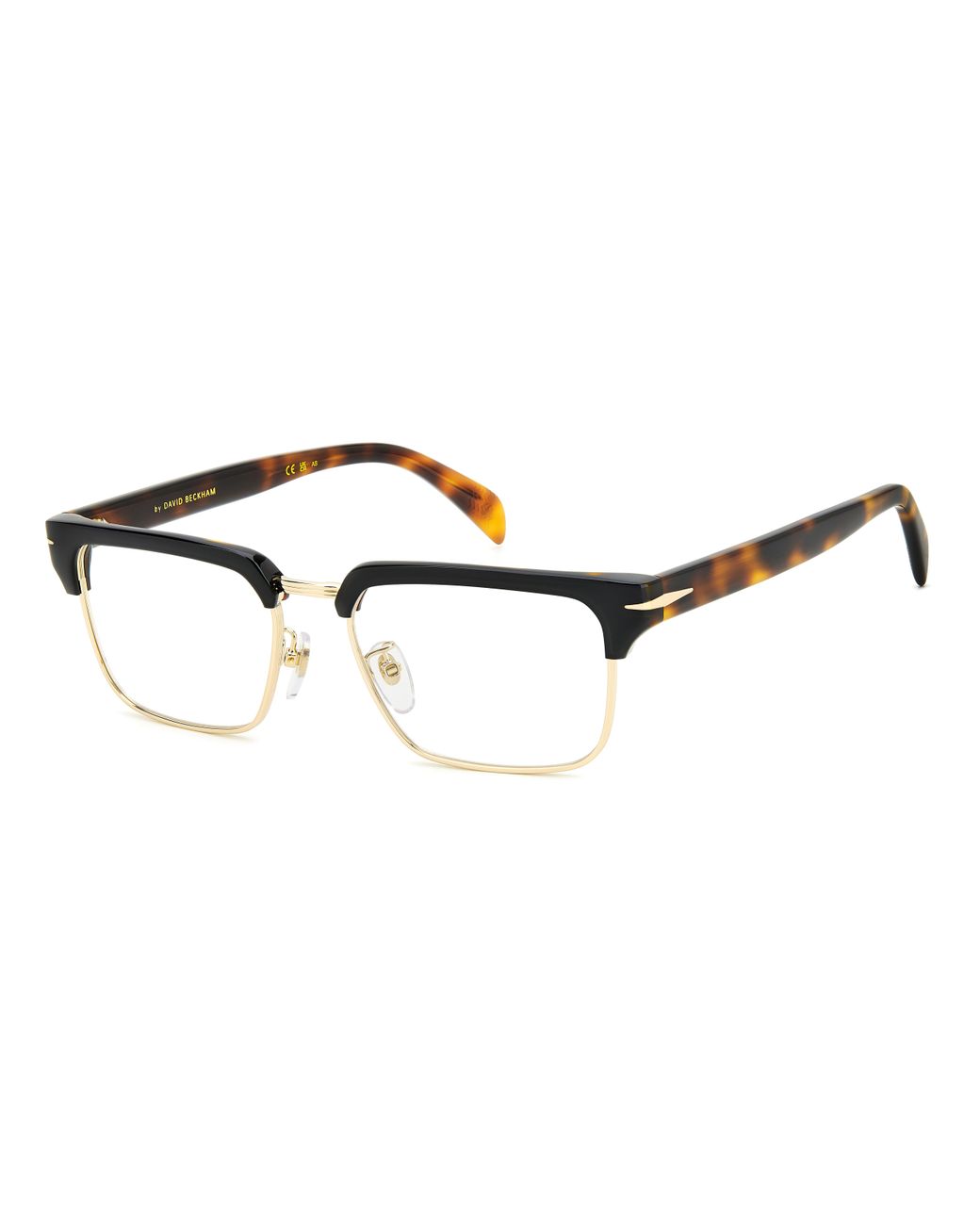 David Beckham Black Db 7112 Xwy Optical Frames Metal Squared for men