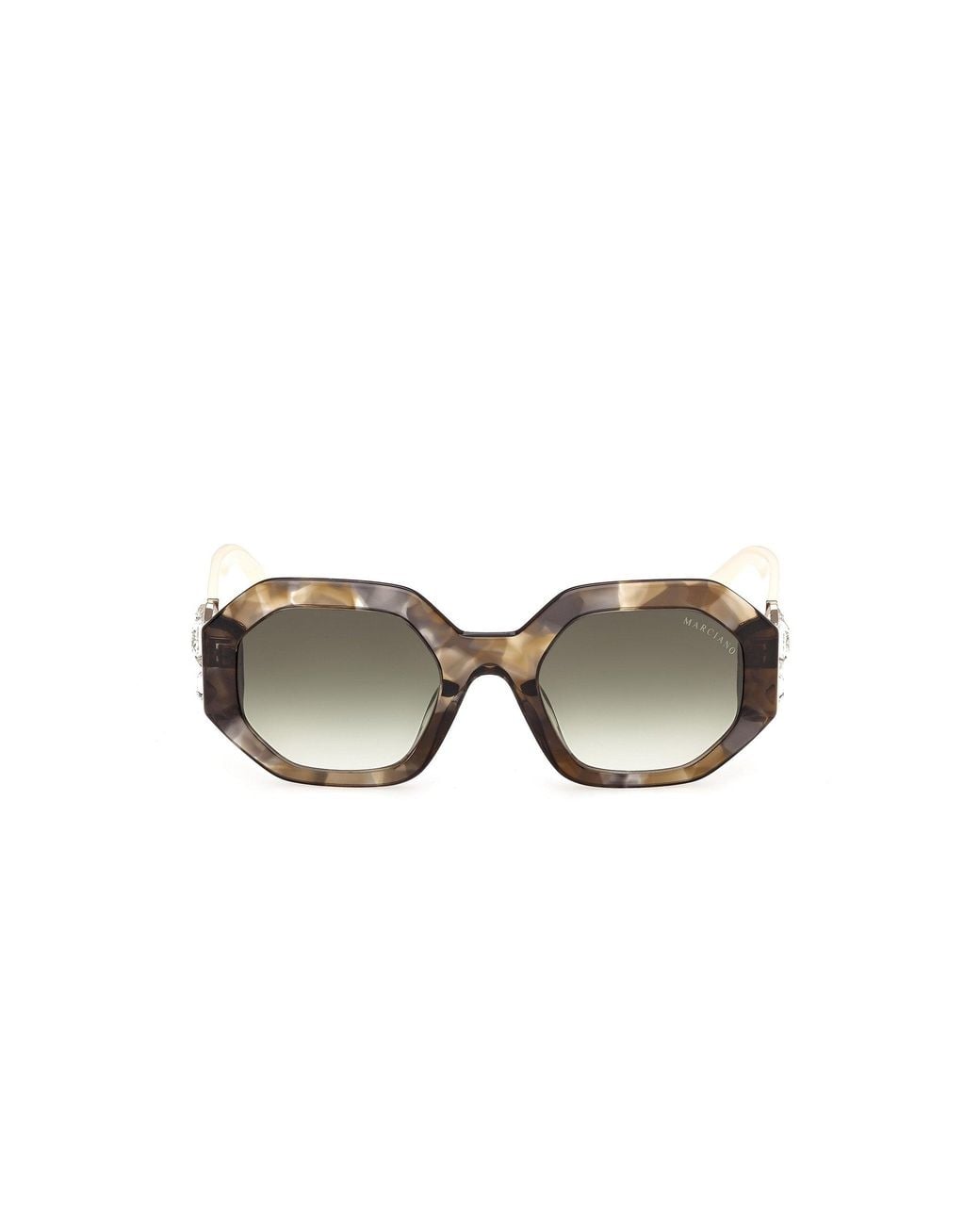 Guess Black Gm00049 98P Sunglasses Acetate Geometric Normal