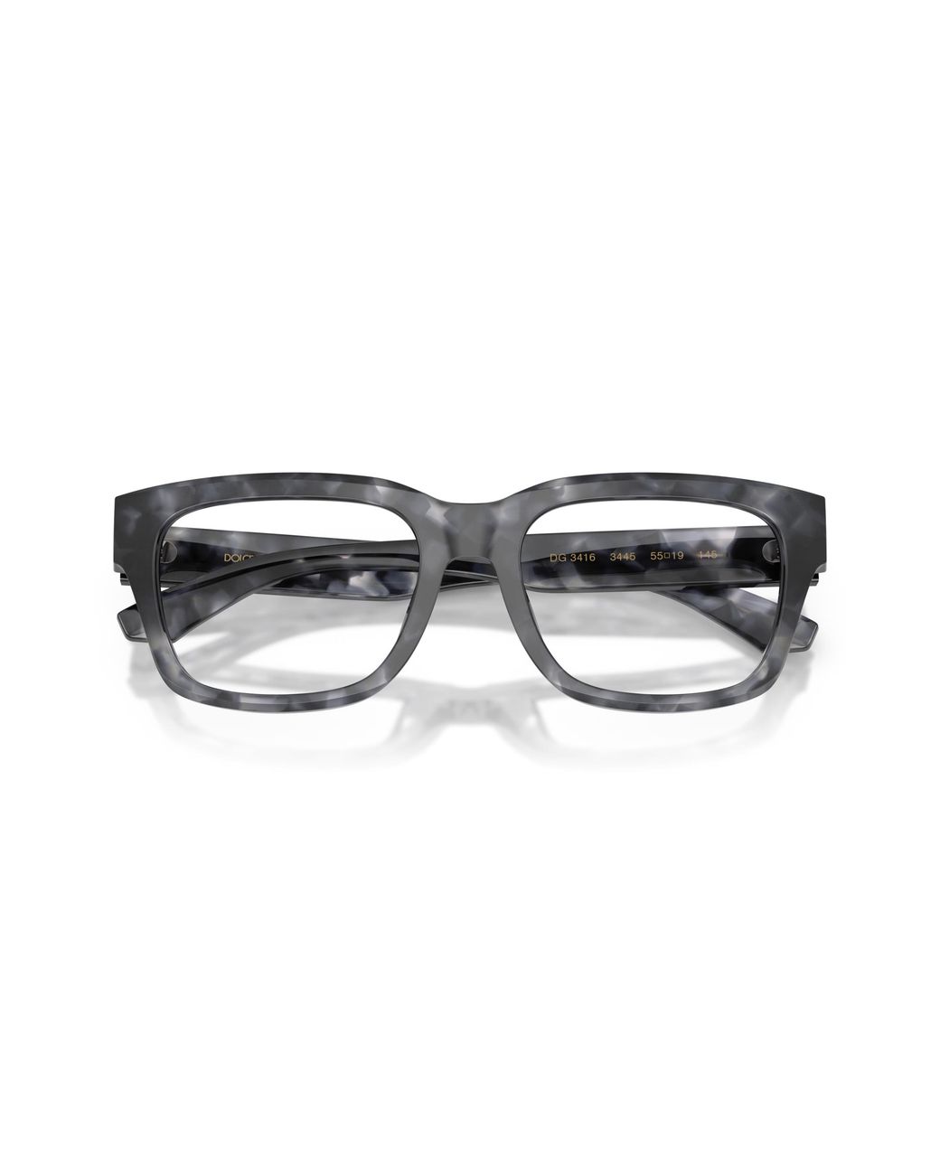 Dolce & Gabbana Black Dg3416 3445 Optical Frames Acetate Squared Normal for men