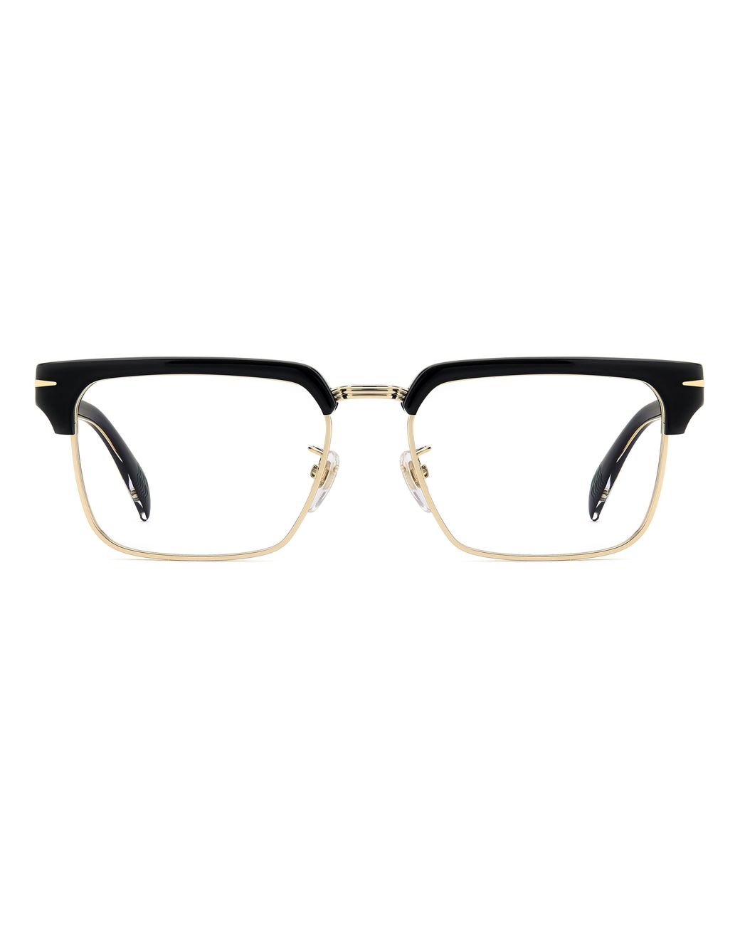 David Beckham Black Db 7112 2M2 Optical Frames Metal Squared for men
