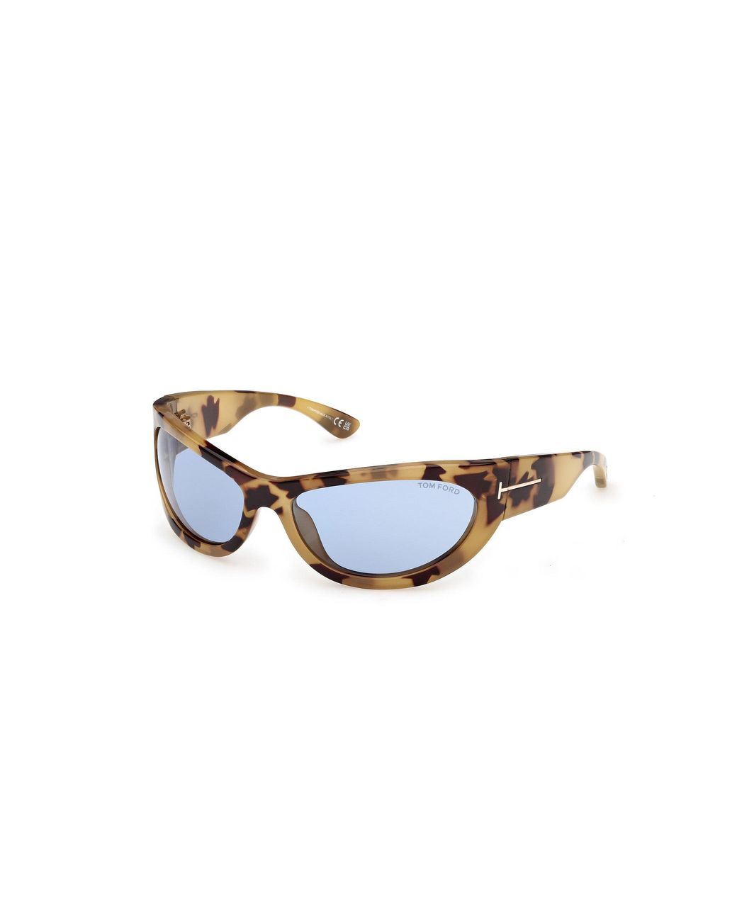 Tom Ford Black Ft1365 Leona-02 56V Sunglasses Injected Cat Eye Normal
